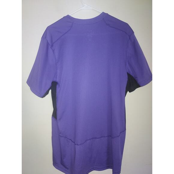Nike Men's Dri-FIT Fitness Shirt Large Short Sleeve Athletic Lightweight Purple - Picture 5 of 7
